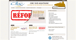 Desktop Screenshot of cibcsudaquitaine.net